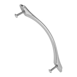 Voltsify 2Pcs Silver Furniture Handles for Cabinets, Drawers, Wardrobes, Doors