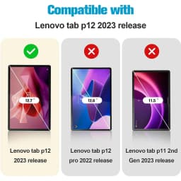 3Pcs Tempered Glass Screen Protector For Lenovo Tab P12 12.7 inch 2023 Tablet Protective Film For Xiaoxin Pad Pro 12.7'' TB371FC