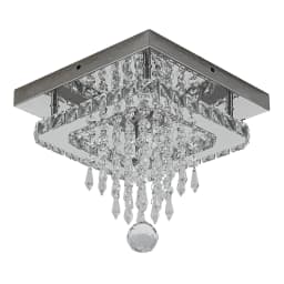 Voltsify Modern Crystal Ceiling Light with Droplets for Living Rooms, Bedrooms and Nurseries