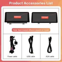 RoadTop 1920*720 Wireless CarPlay Android Auto Car Multimedia Display for BMW X5 X6 E70 E71 2007-2013 CCC CIC Linux Touch Screen