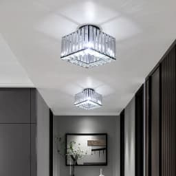 Led Pendant Light Modern Crystal Chandelier Kitchen Island Ceiling Lamp Dining Table Lustre Aisle Home Decor Corridor Fixture