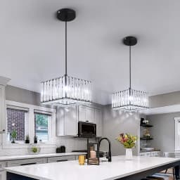 Led Pendant Light Modern Crystal Chandelier Kitchen Island Ceiling Lamp Dining Table Lustre Aisle Home Decor Corridor Fixture