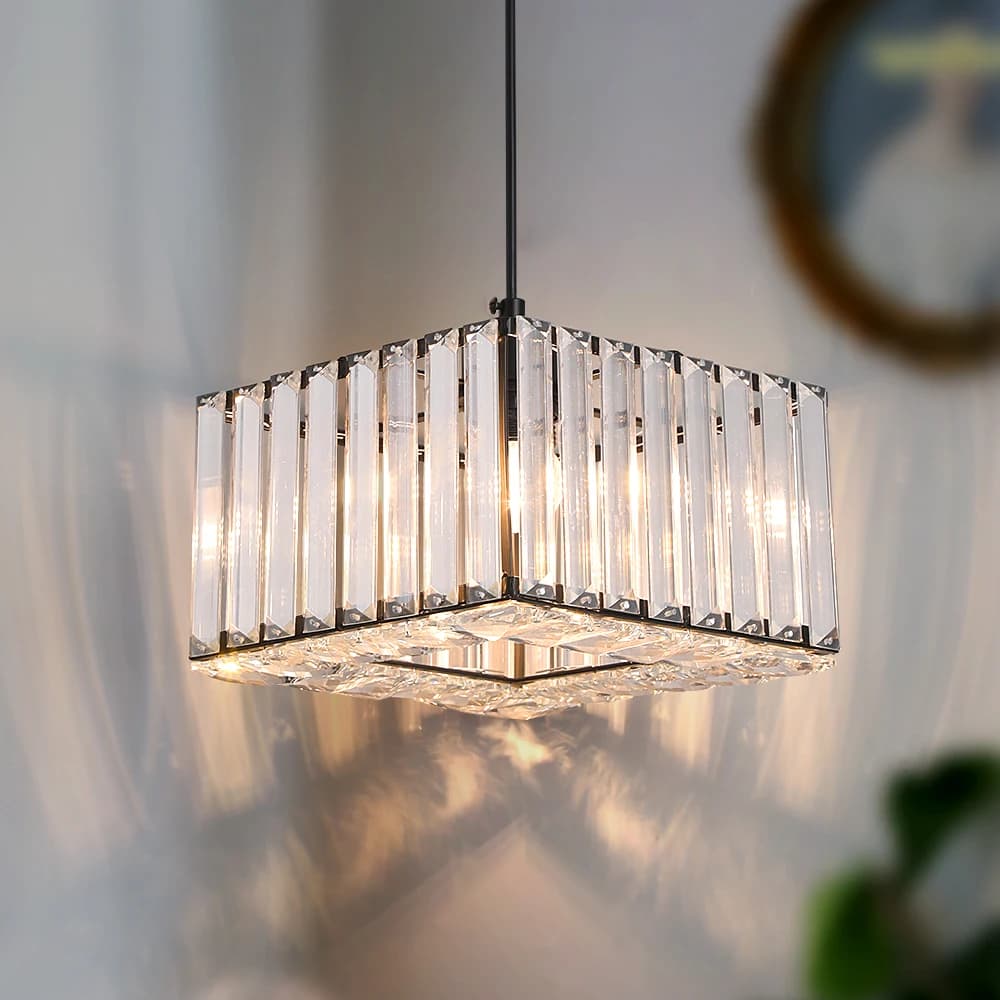 Led Pendant Light Modern Crystal Chandelier Kitchen Island Ceiling Lamp Dining Table Lustre Aisle Home Decor Corridor Fixture