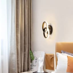 Small LED Ceiling Lights, Double Ring Ceiling Lamp for Bedroom Livingroom Dinningroom Cold White or Warm White to Choosed