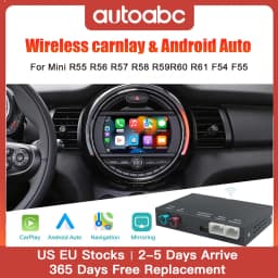 Wireless Carplay Android Auto For BMW Mini NBT CIC R55 R56 R57 R58 R59 R60 R61 Carplay Interface Mirror Link AirPlay multimedia