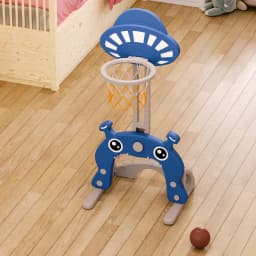 Voltsify 2-in-1 Toddler Basketball Hoop Football Goal Set