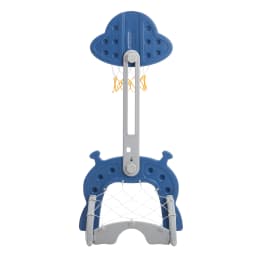 Voltsify 2-in-1 Toddler Basketball Hoop Football Goal Set