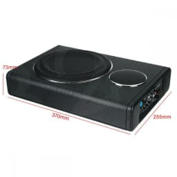 1 Set New Quality 8'' 800W Car Stereo Audio Universal Ultra Thin Under Seat Subwoofer Amplifier Bass Box Durable For Car