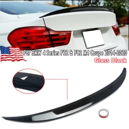 Rear Tail Spoiler Wings Glossy Black For BMW 4 Series F32 F82 M4 Coupe 2014-2020 MP Style Rear Wing Trunk Spoiler Lid Magickit
