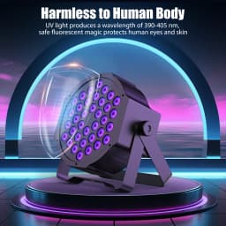 LeLeght 108W Par Spotlight 36 LED Light RGB DMX512 With Remote Control For Disco Stage DJ Party Show Bar Halloween Christma