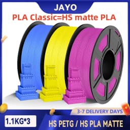 JAYO 3D High Speed Matte PETG / PLA Filament 1.75mm 30mm/s - 600mm/s Print Range High Flow Speedy PETG 3D Printer Filament