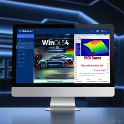 Winols 4.7 ECU Programming Tool with 93GB Damos File Latest Car Repair Software plus Installation Video Guide for Automotive Pro