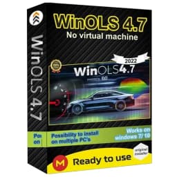 Winols 4.7 ECU Programming Tool with 93GB Damos File Latest Car Repair Software plus Installation Video Guide for Automotive Pro