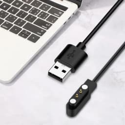 Magnetic USB Charging Cable Power Charge Wire 2-Pin Charger Adapter Power Cord for CMF Watch Pro 2/Pro 1 Smartwatch Accessories