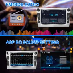 ESSGOO Android 14 4+64G CarPlay Car Stereo Radio For Opel/Vauxhall Astra G H Corsa C D Vectra Android Auto GPS NAV DAB+ Silver