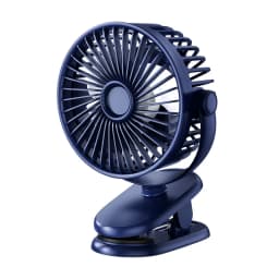USB Plug-in Use Mini Clipped Fan 360° Rotation 2-speed Wind Desktop Ventilator Silent Air Conditioner for Bedroom Office