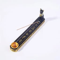 Egyptian Vintage Dog God Resin Crafts Incense Insert Interior Decoration Tourism Souvenir