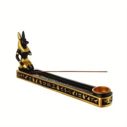 Egyptian Vintage Dog God Resin Crafts Incense Insert Interior Decoration Tourism Souvenir