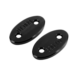 Artudatech Black mirror delete blanking block off plates fits Kawasaki ZX-6R ZX6R 2003-2004