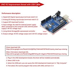 Nema 17 Stepper Motor CNC Controller Kit & UNO R3 Improvement Borad & DRV8825 Drivers For Arduino 3D Printer