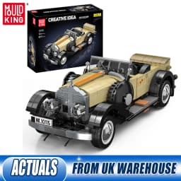 Mould King 10115 Technical Car Toys The MOC Fantom Vintage Building Block Assembly Oldtime Car Model Brick Kids Christmas Gift