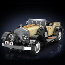 Mould King 10115 Technical Car Toys The MOC Fantom Vintage Building Block Assembly Oldtime Car Model Brick Kids Christmas Gift