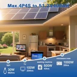 Anern 12V 24V 100Ah Lithium Battery Overload and Short Circuit Protection IP65 Max Discharge Current 800A Battery for Home RV