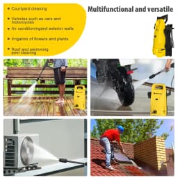 2050PSI Electric High Pressure Washer, 1.6GPM 2300W Washer with 1-180° Adjustable Nozzle and Detergent Tank for Cleaning Car