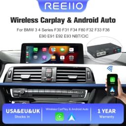 Wireless CarPlay Android Auto For BMW 3 4 Series F32 F33 F36 E90 E93 F30 F31 F34 F80 NBT CIC System 2009-2017 Airplay MirrorLink