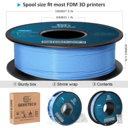 Geeetech 1kg 1.75mm Filament,3d printer Filament PLA PETG Plastic ,Lines Up Neatly,3d printing wire materials,vacuum packaging