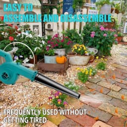 2 Batteries Reaplace For Makita 18V Cordless Air Leaf Blower Electric Garden Snow Dust Corner Cleaner 2 in 1 Electric &Vacuum