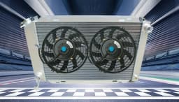 For FORD 1979-1993 MUSTANG GT / LX 5.0L V8 302 Aluminum Radiator & fan 79 80 90 91 92 93 1980 1981 1982 1983 1984 1985 1986 1987