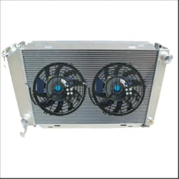 For FORD 1979-1993 MUSTANG GT / LX 5.0L V8 302 Aluminum Radiator & fan 79 80 90 91 92 93 1980 1981 1982 1983 1984 1985 1986 1987