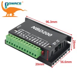 【EU】Square 104W ER8 DC Brushless spindle motor CNC kit & DBD200 24V Driver For Router Milling