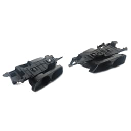 Magickit for Mercedes-Benz C-Class W205 C180 C200 C300 C400 C43 C63 C350e AMG Rear Bumper Diffuser Lip with Exhaust Tips