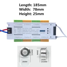 32 Channels Motion Sensor LED Stair Light Controller Kit DC 12V 24V Step PIR Automatic Controler for Stairway Staircase Lighting