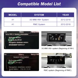 12.3” Car Multimedia Linux Touch Screen For Audi A1 2012-2018 Wireless CarPlay Android Auto Airplay Car Player Radio