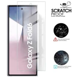1-3PCS Tempered Glass For Samsung Galaxy Z Fold 6 5 4 3 9H Clear Front Outer Screen Protector Z Fold 5 Z Fold6 Protective Glass