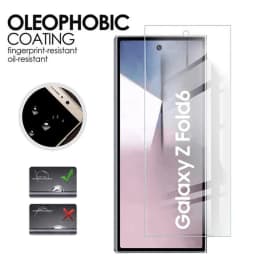 1-3PCS Tempered Glass For Samsung Galaxy Z Fold 6 5 4 3 9H Clear Front Outer Screen Protector Z Fold 5 Z Fold6 Protective Glass