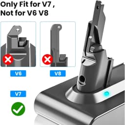 VANON 6.4Ah V7 Battery Replace for Dyson 21.6V Battery Pin Compatible with Animal,Trigger,Absolute,Handheld Vacuum Cleaners   ﻿