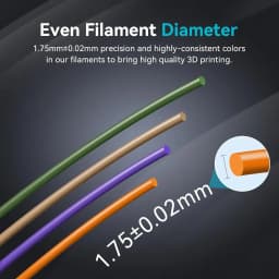 SUNLU PLA/PETG/PLA PLUS 3D Filament Refill 1.75mm Neatly Wound 3D Filament Bundle Refill for Most Brand Reuseable Spool 10KG