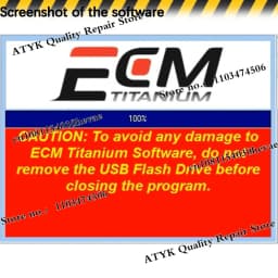 ECM Titanium 1.61 VM Win Diagnostic for Car Auto Tuning Repair Program With 26000 + Driver ECM 18259+ Drivers ECU Tool Software