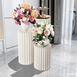 White Folding Column Support Frame Roman Column Display Frame Dessert Table Event Celebration Decoration Layout Window Display