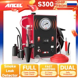 ANCEL S300 Smoke Generator for Cars 12V Car Smoke Leak Detector with Pump EVAP Pipe Leak Locator Smoke Generator Diagnostic Tool