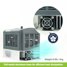 【EU Stock】Huanyang GT Series Inverter VFD 220V 10HP 7.5kW 34A Vector Control Variable Frequency Drive CNC