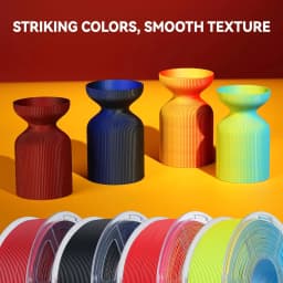 JAYO 3D PLA Matte Dual Color PLA Filament with Matte Finish 1.75mm 1100G PLA Matte 3D Printing Materials for 3D Printer& Pen