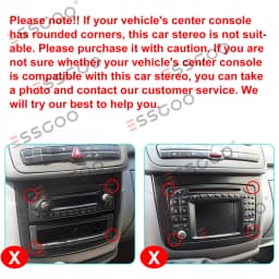 9''car stereo radio with 4+64GB for Benz B200 Vito W639 Sprinte Viano W169 Wireless CarPlay Android Auto GPS Bluetooth Wifi RDS