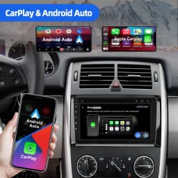 9''car stereo radio with 4+64GB for Benz B200 Vito W639 Sprinte Viano W169 Wireless CarPlay Android Auto GPS Bluetooth Wifi RDS