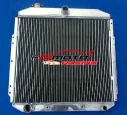 FOR FORD PICKUP F350 F250 F100 FORD Engine Aluminum radiator + fan 1953 1954 1955 1956 53 54 55 56