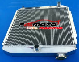 FOR FORD PICKUP F350 F250 F100 FORD Engine Aluminum radiator + fan 1953 1954 1955 1956 53 54 55 56
